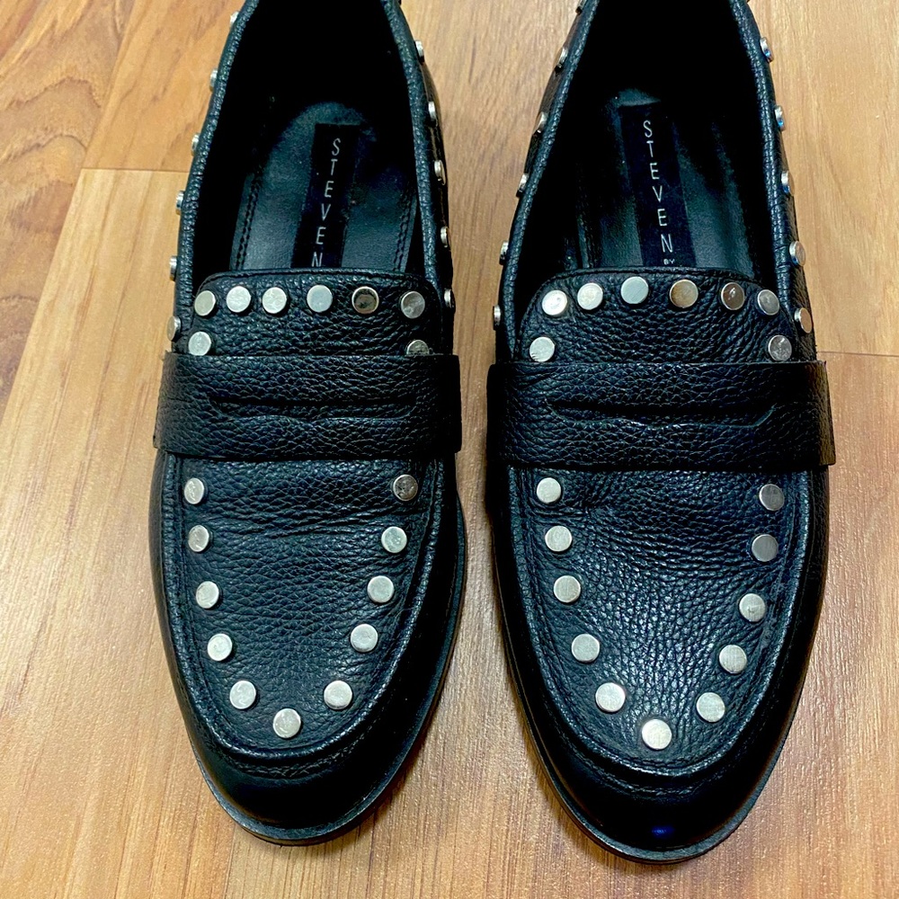Steve Madden studded loafers